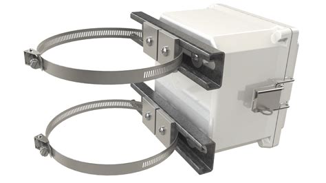 electrica box pole mounts|electrical box for round pole.